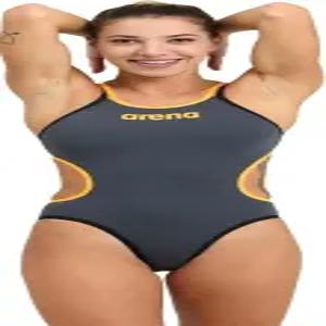 아레나 여자 원 더블 크로스 백 수영복