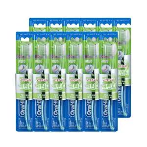 오랄비 오랄비 잇몸케어 고탄력 초미세모 그린티 칫솔 12입