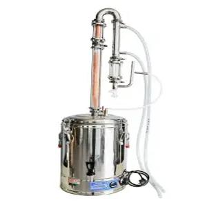 증류기 알코올 스텐 실험실 증류수 유리 소형 양조 추출