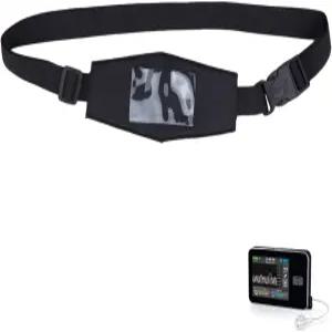 탠덤 t Slim/t Slim X2 숨겨진 잠복 펌프 허리 홀더를 위한 투명 창이 있는 2팩 인슐린 벨트