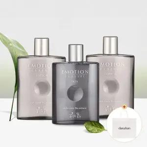 [꽃을든남자] 이모션 클래식 남성 기초 3종 세트 (로션2+스킨1) [증정]다나한 쇼핑백