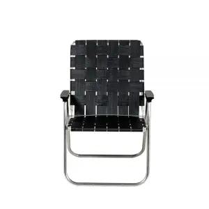 론체어 매그넘 블랙 캠핑 야외 테라스 카페 인테리어 의자 MNS