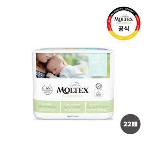 몰텍스 기저귀 밴드형 통잠 신생아 기저귀 1단계 22매 MNS