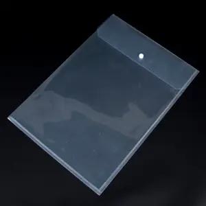 온코 똑딱이 투명 포켓파일 비닐 A3 화일철 세로형