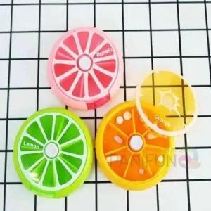 ( )과일모양 약보관통 데일리약통 의약품보관함 휴대용약케이스 알약케이스 비상약파우치