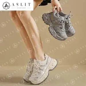 [애슬릿] 어글리 슈즈 운동화 굽 높은 여성 발 편한 6.5cm