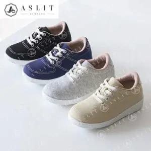 [애슬릿] 키높이 단화 발 편한 여성 볼 넓은 스니커즈 3cm