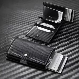 사원증 슬라이드 카드 반지갑 교통카드 지갑 수납 자동 남성 명함케이스 수납정리함