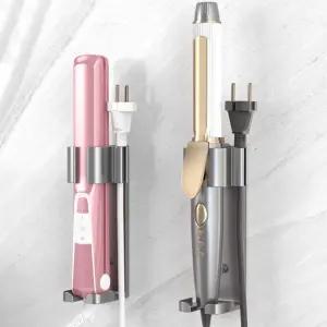 무타공 고데기 거치대 욕실수납 자취방 깔끔 인테리어 무타공거치대