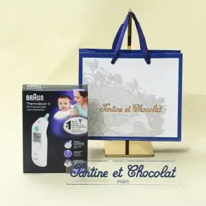 [롯데백화점]타티네쇼콜라 브라운귀체온계 써모스캔 IRT6030 (렌즈필터20) (롯데영등포선물포장)