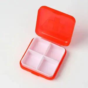 메이컬 4칸 미니 알약케이스 알약보관 여행용약통 알