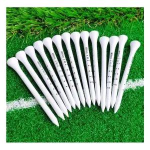 HK 높이조절 골프티 나무 눈금 골프티꽂이 83mm 100개