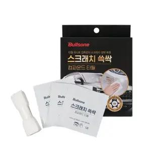 [내일도착]불스원 스크래치 쓱싹 컴파운드 타월 3매입 x2개 (6매입)