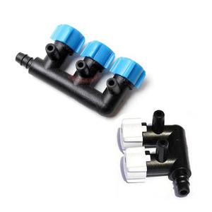 2구에어분배기/3구에어분배기/에어 호스 조절밸브 분지 분배기 기포발생기 산소조절 (,)