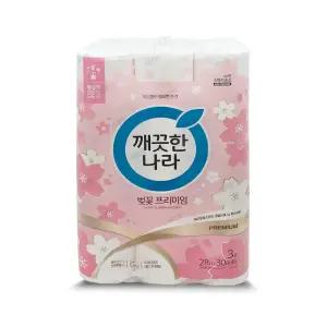 벚꽃프리미엄 3겹데코 28Mx30롤 /이중포장-최신형발송