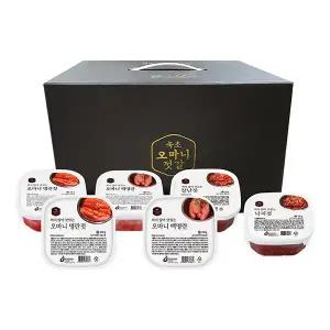 오마니 젓갈세트 6개세트2호(명란2+백명란2+수입오징어1+명태1)