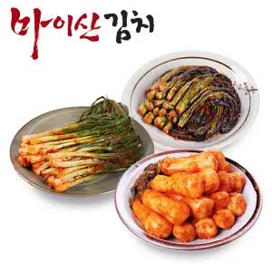 마이산김치 3종10호 갓김치1kg/파김치1kg/총각김치1kg