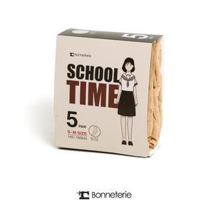 보네뜨리 학생교복스타킹 5족