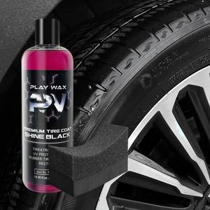 플레이왁스 playwax 샤인블랙 타이어광택제 500ml 겔타입 광택보호제 왁스