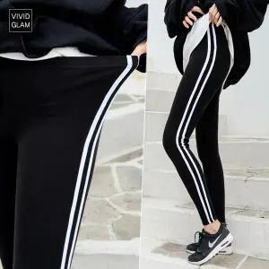 [비비드글램]옆라인 피치 레깅스 2color 빅사이즈 F-4XL 국내생산