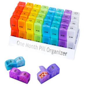 31일 오전 오후 분리약통 영양제 보관함