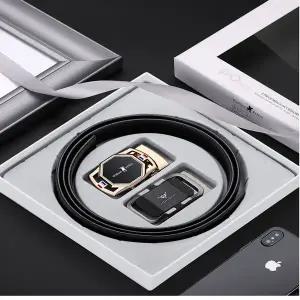 [윌리엄폴로]  명품소가죽 남성벨트 정장벨트 남자벨트 벨트세트 20353P