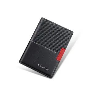 [윌리엄폴로] 명품 남성지갑 남자  미니 반지갑 카드지갑 가죽지갑 215270