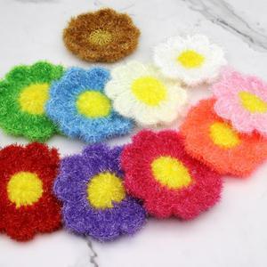 아크릴 꽃 수세미 20P 주방용품 주방수세미 핸드메이드