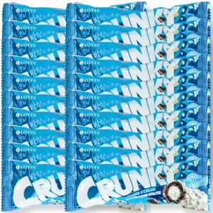 롯데 웰푸드 크런키 더블크런치바 쿠키앤크림 33g x 20개,초코바 간식 HP