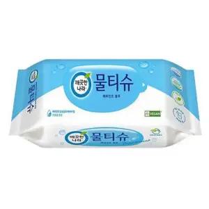 깨끗한나라 페퍼민트 물티슈 휴대용 10매x1팩