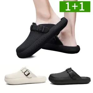 [1개+1개] 남자 여성 슬리퍼 블로퍼 뮬슬리퍼 EVA 가벼운 학교 사무실 여름 발편한 실내화