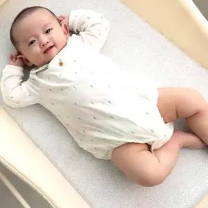 비엔메이드 기저귀갈이대 교환대 전용 PVC 쿠션 엠보 방수 매트 75 x 44 x1.4