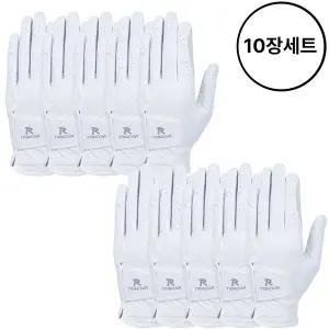 [트리노바]반양피 골프장갑 남성용(한손)_T3456 10장세트