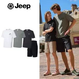 [최초가 84,000원](JEEP) 25SS 남성 소로나 반팔티 3종 + 반바지 1종