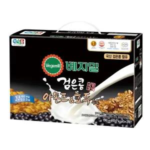 베지밀 검은콩아몬드&호두두유190ml*24