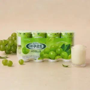 [한국야쿠르트] 얼려먹는야쿠르트 샤인머스캣 110ml*4