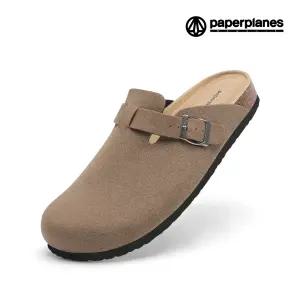 페이퍼플레인 여성 남자 슬라이드 발편한 샌들 쿠션 뮬 커플슬리퍼 PP1583