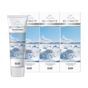 크리오 덴티메이트 클린티스 안티프라그 치약, 120g, 3개