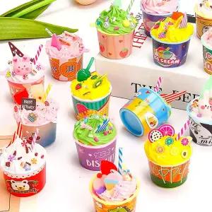 대용량 아이스크림 데코덴 키링 만들기 40세트 DIY 키트 키링꾸미기 탑꾸 비즈 공예 재료