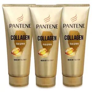 팬틴 콜라겐 극손상케어 트리트먼트 400ml 3개