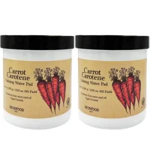 당근패드 스킨푸드 캐롯 카로틴 카밍 워터 패드60매 x2개 토너팩