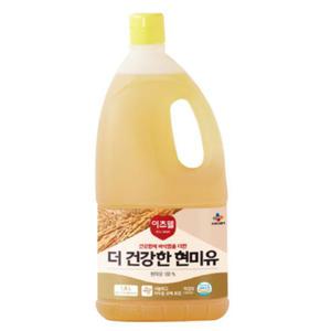 CJ 이츠웰 더 건강한 현미유 1.8L×2개 /