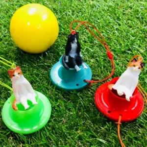 티걸이 파크골프티 고양이 실리콘 안전 행운냥 (WFJBGX5)