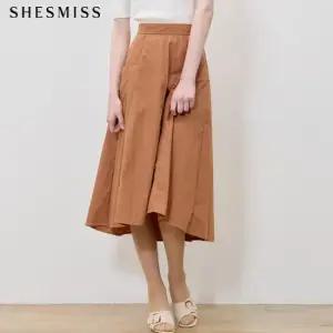 SHESMISS)] 여유있는 스티치 플레어 스커트 택가격 228000원)