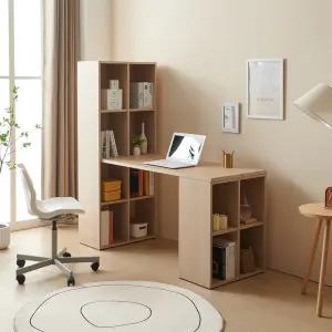 [우아미가구]이슬 h형 수납형 책상