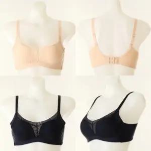 [비너스]C컵 부유방 컵상변 커버 시스루 자카드 원단 노와이어 몰드컵 브래지어(VBRQ377C)