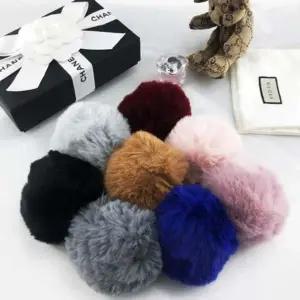 래빗퍼 폼폼이 백 참 키링 키홀더 택 1 WFIBP5O