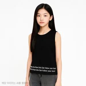 [더데이걸] 두줄 레터 기본 나시 TGRN25301_7358