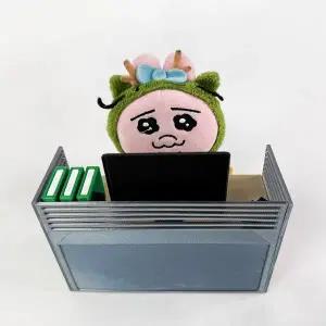 [청년리빙]사무실 데스크테리어 인형용 책상 미니어처