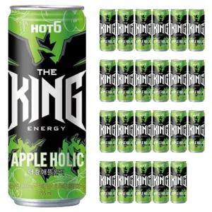 롯데 핫식스 더킹 애플홀릭 355ml x 24캔
